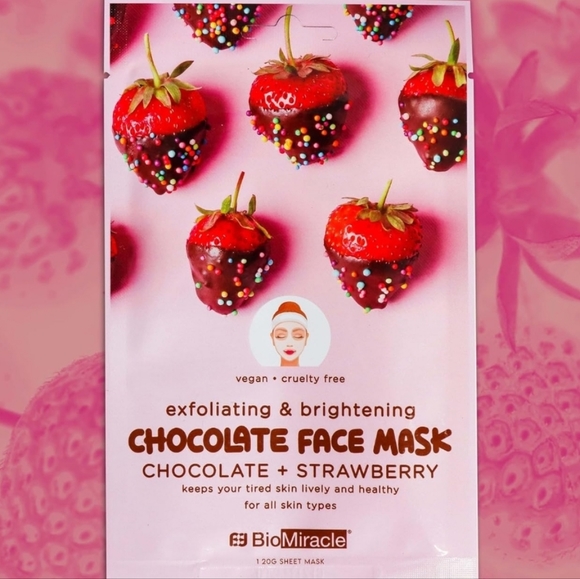 NWT! Biomiracle Sweet Dessert Scent Sheet Face Mask 3PCS - Picture 4 of 8
